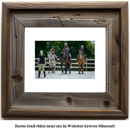 horse trail rides near me in Webster Groves, Missouri